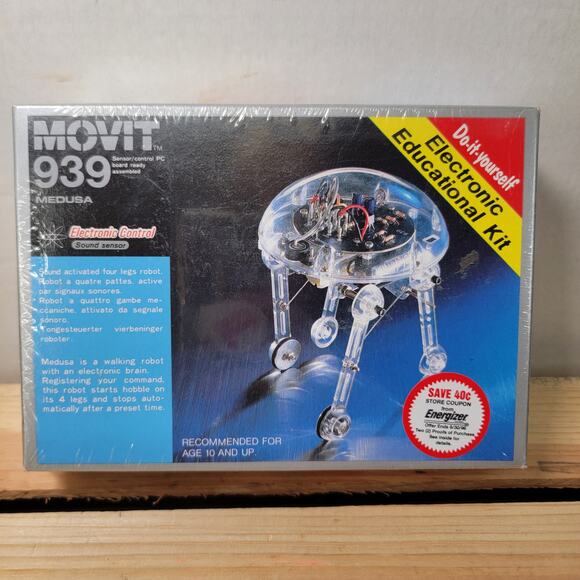 Medusa Movit 939 Robot - Electronic Educational Kit - SEALED - Picture 1 of 7